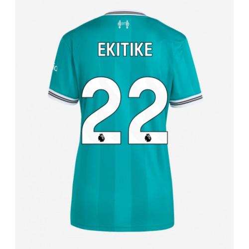Stroje piłkarskie Liverpool Hugo Ekitike #22 Koszulka Trzeciej dla damskie 2025-26 Krótki Rękaw